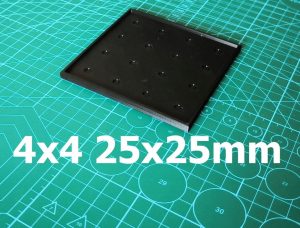 Movement tray, podstawka regimentowa 25x25mm - 4x4